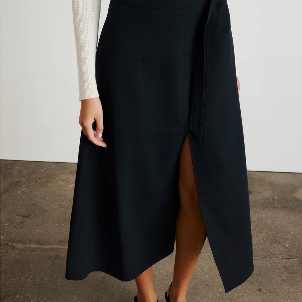 Tanya Taylor Black Asymmetrical Skirt - Picture 3 of 3